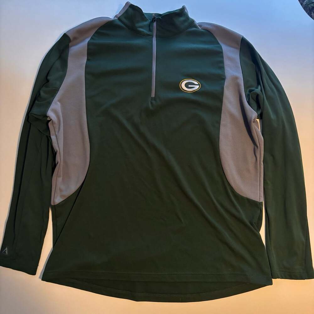 Antigua Green Bay Packers 1/4 Zip Pullover